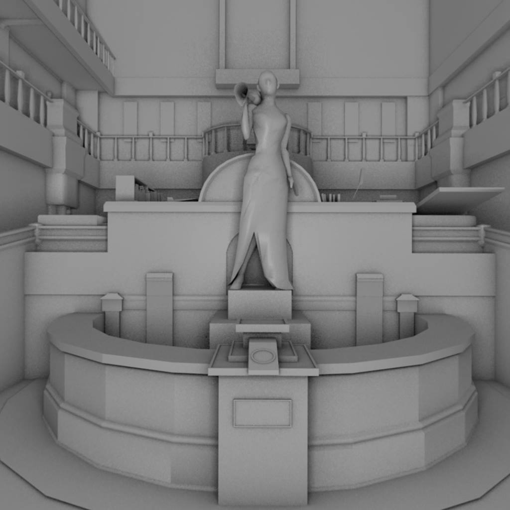 360 Preview: Resident Evil 2 - Police Station, Main Hall (360VR image)…