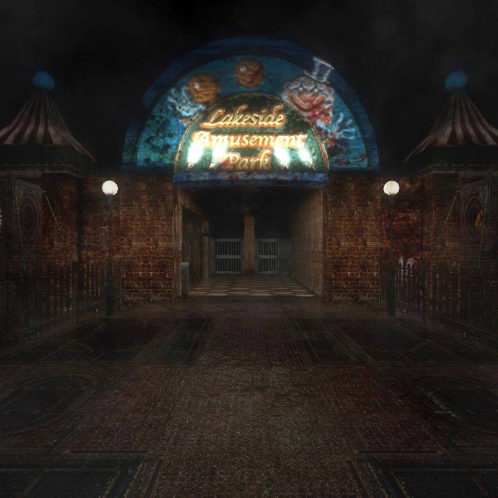Silent Hill 3 - Lakeside Amusement Park [Lights ON] (360VR Image) Use …