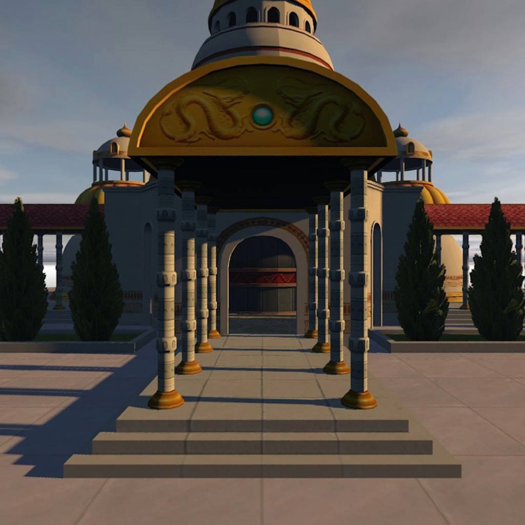 Dragon Ball - Kamisama Temple (360VR Image) 360° Youtube version with …