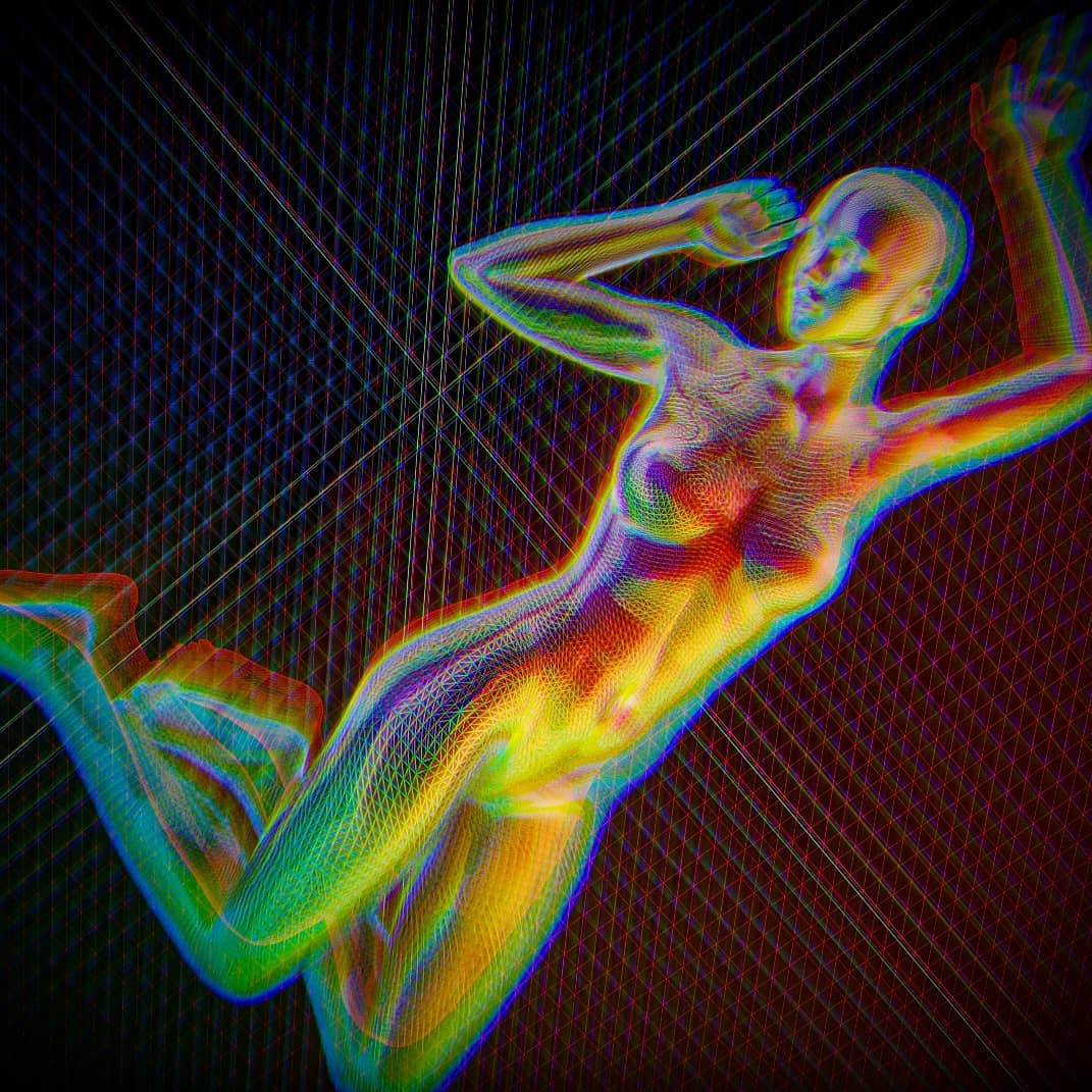 digital Art Made by @vjravenlight #digital #art #3d #female #alien #an…