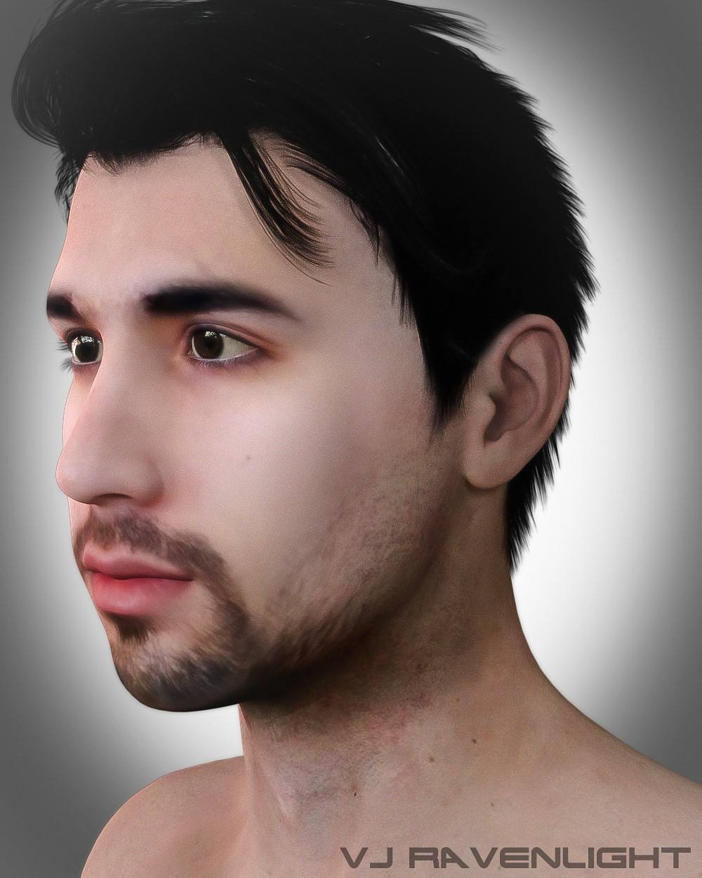 Custom Digital Portrait Model: @ezeseijo_astro Made by @vjravenlight h…