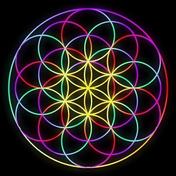 Digital Art Seed Of Life Made by @vjravenlight http://www.ravenlight.n…