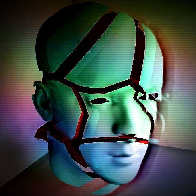 Digital Art & 3Dscan Breaking Head 2 Model: @vjravenlight Made by @vjr…