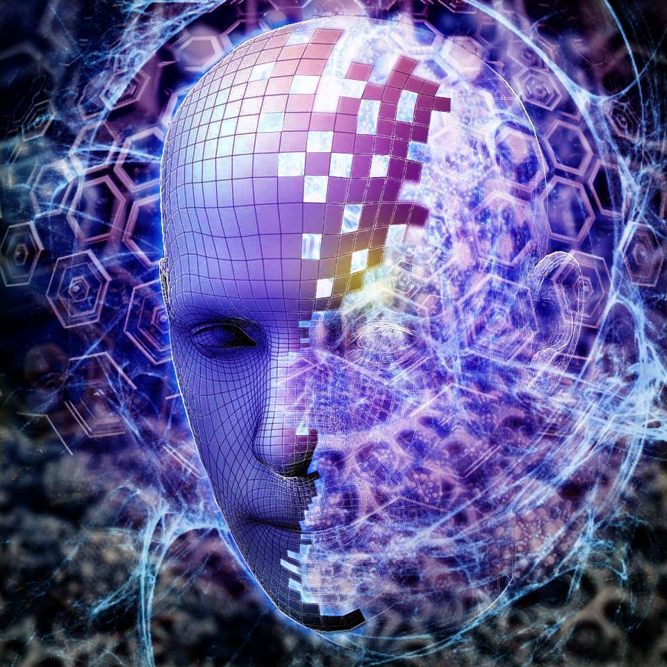 Darknesspoem Head 2 3D Scan&mograph @vjravenlight Digital Art by @dark…