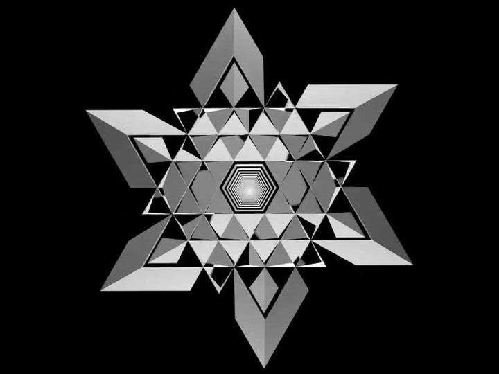 Digital Art Neo-Hexagram Type-2 Made by @vjravenlight http://www.raven…