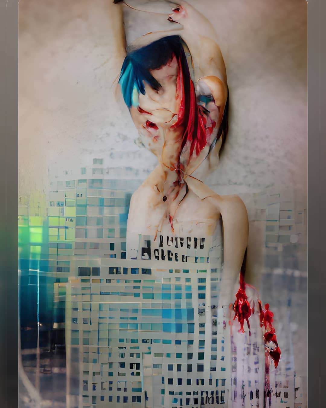 AI Art Quantic Suicide #ai #gan #art #suicide #quantic