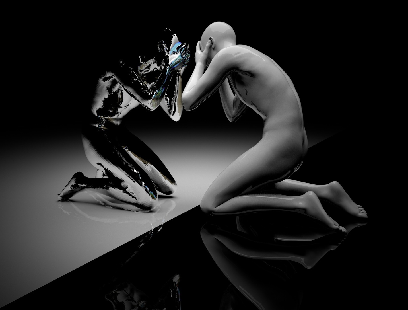 Digital Art Guilty Mirror (1) -Cura para la depresión- @VJRavenlight w…