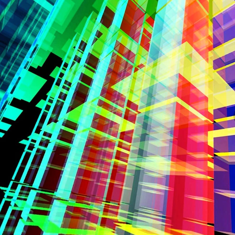 Skycity Cybertrails Psychedelic Synthwave 360 VR concept Art Made with…