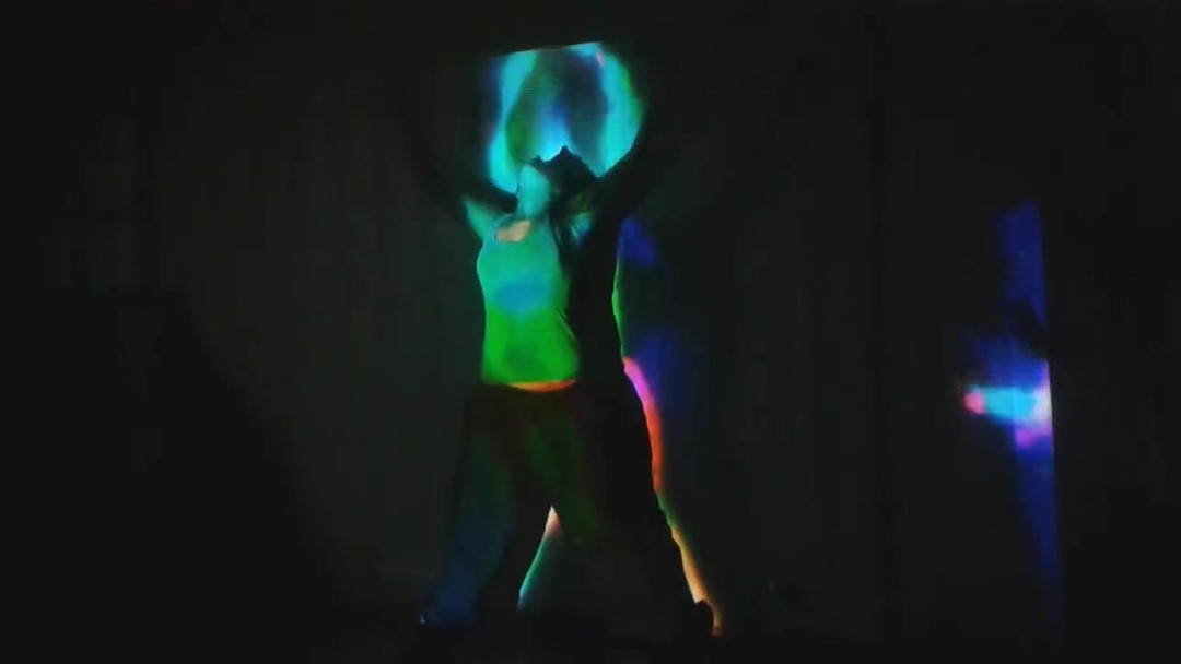 Visual Show and Interactive mapping  test Made by @vjravenlight Model:…