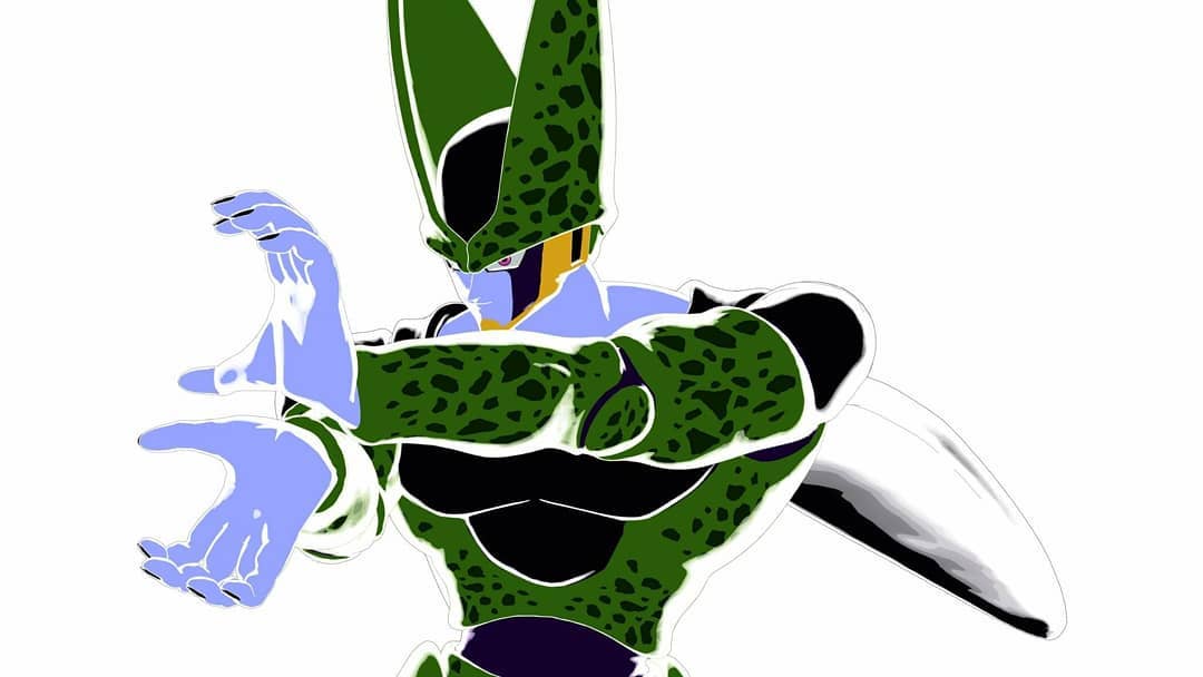 Cellshading Fanart Evolution Dragon Ball Z Model: Cell Made by @vjrave…