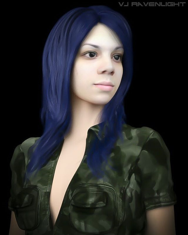 Custom Digital Portrait 3D Model @aleera.stonem Made by @vjravenlight …
