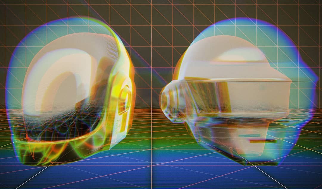 Digital Art @daftpunk Made by @vjravenlight #daftpunk #tribute #3d #ar…