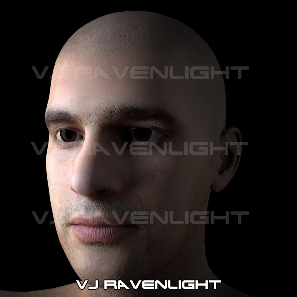 Custom Digital Portrait Model: Murray VJ Ravenlight www.ravenlight.net…