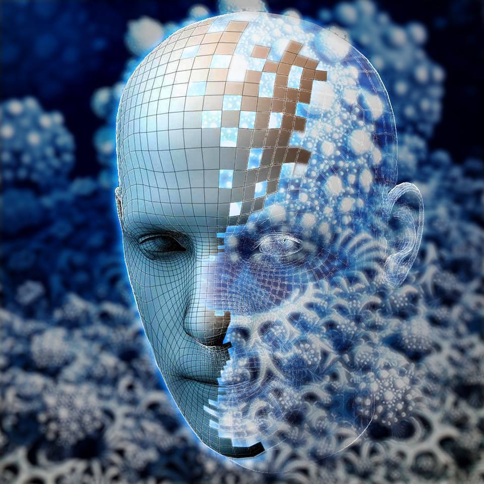 Darknesspoem Head 3D Scan&mograph @vjravenlight Digital Art by @darkne…