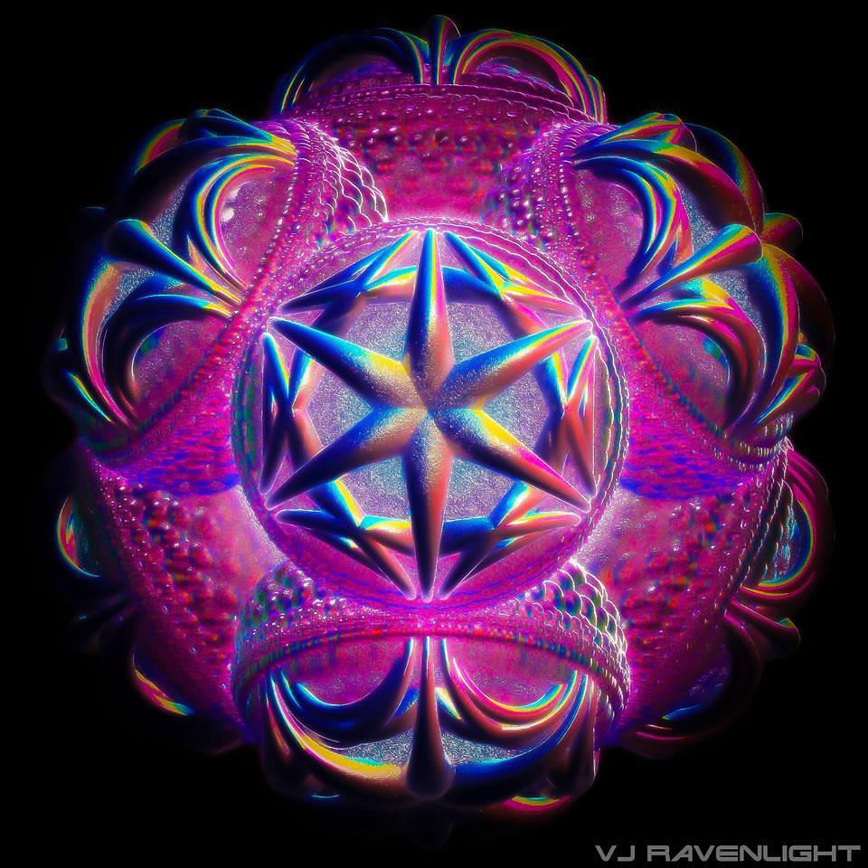 Digital Art MerkaBall Made by @vjravenlight http://www.ravenlight.net …