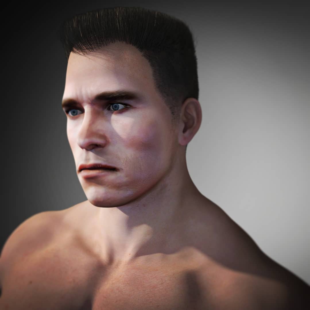 Custom Digital Portrait 2k21 Last Pandemic Edition Model: @schwarzeneg…