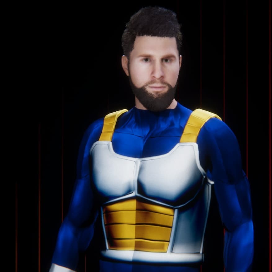 Custom Digital Cosplay (concept preview 01) Model: @leomessi Character…