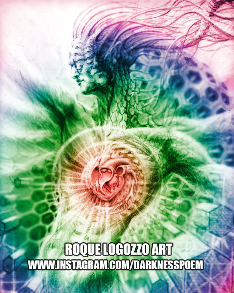 psychedelic art from my good friend Roque Logozzo aka @darknesspoem Pl…