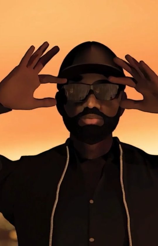 Custom Digital Portrait 3D Model: Maitre Gims ( @gims ) 3d avatar mode…