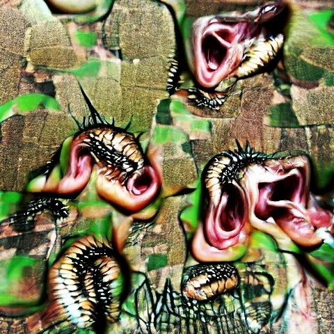 AI Art: Agitated Scream Of Maggots @direngrey_official Project Ravenli…