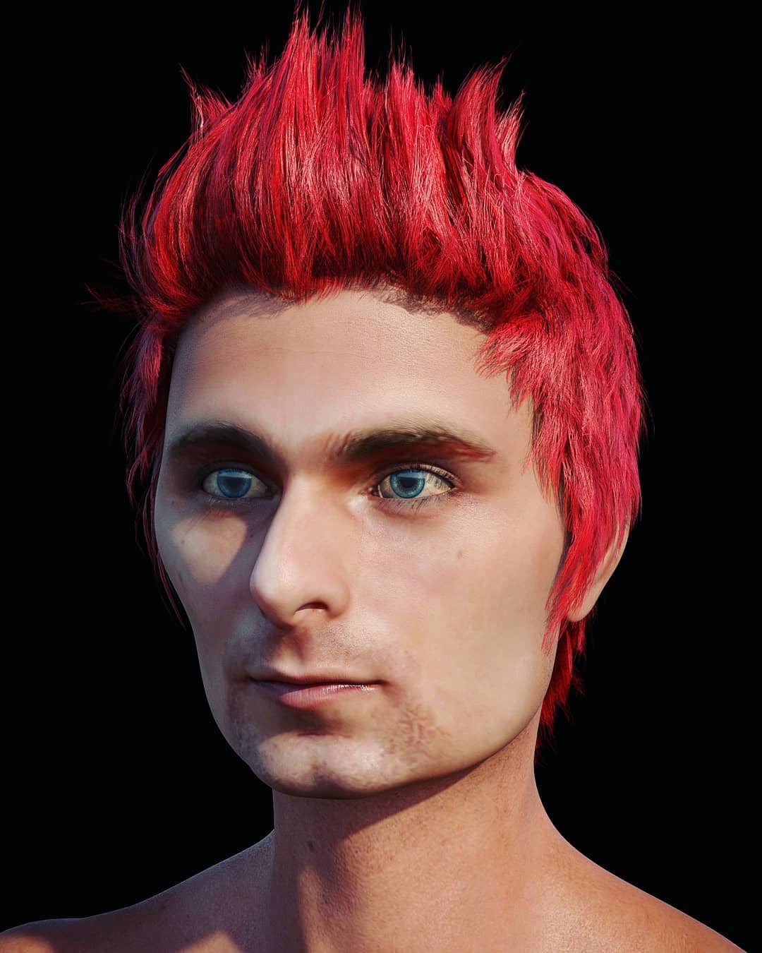 Custom Digital Portrait 3d [2020 Edition] Model: @mattbellamy Apoyame …