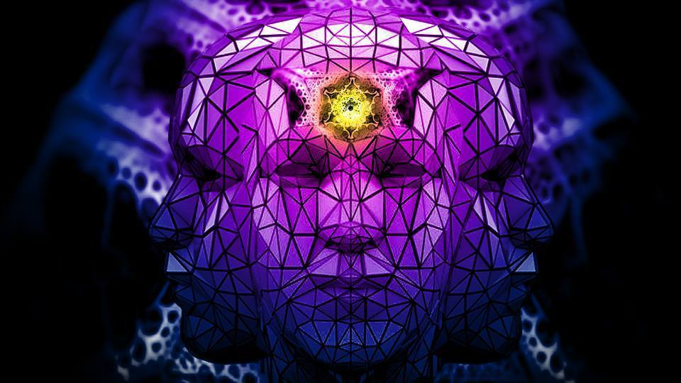 Digital Art & 3Dscan Ravenlight head 2 3D Scan&mograph @vjravenlight D…