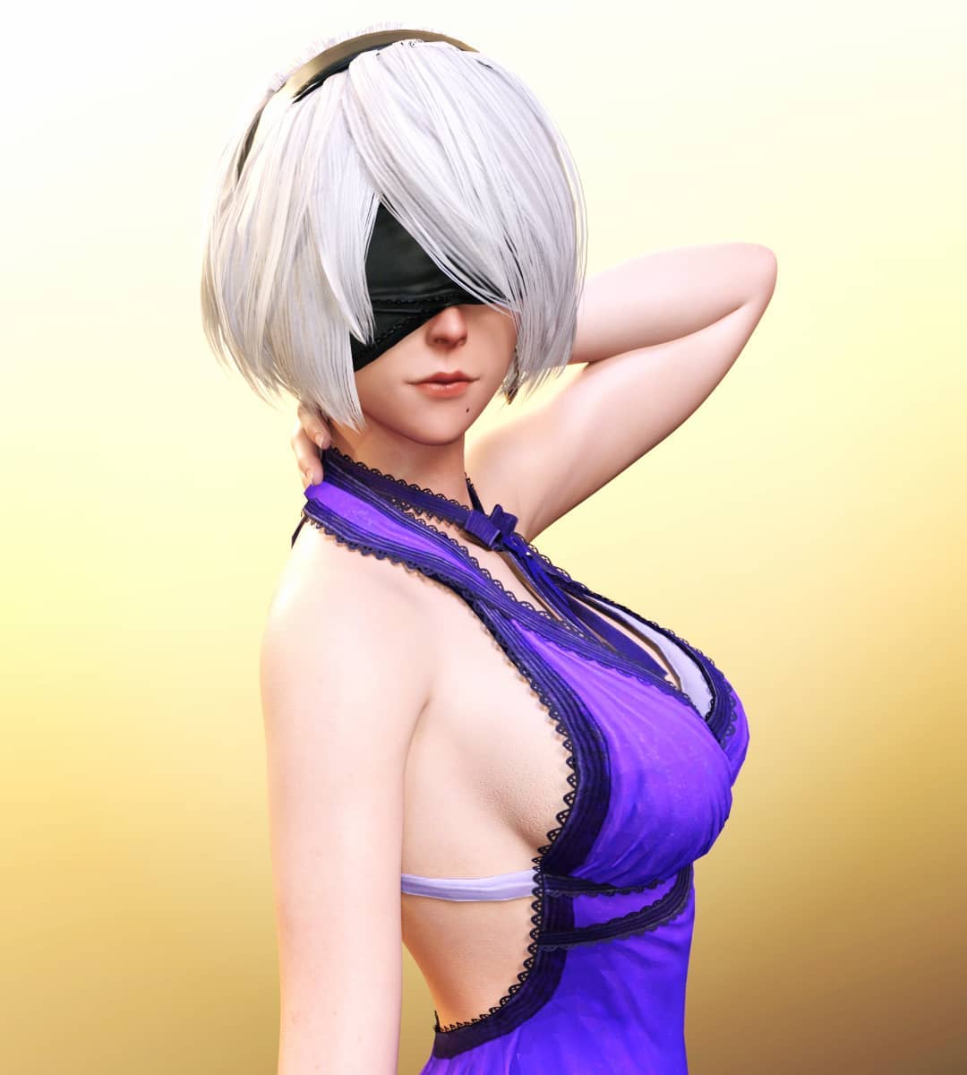 Custom Digital Crossplay 2B & Tifa #nierautomata #finalfantasy #2b #ti…