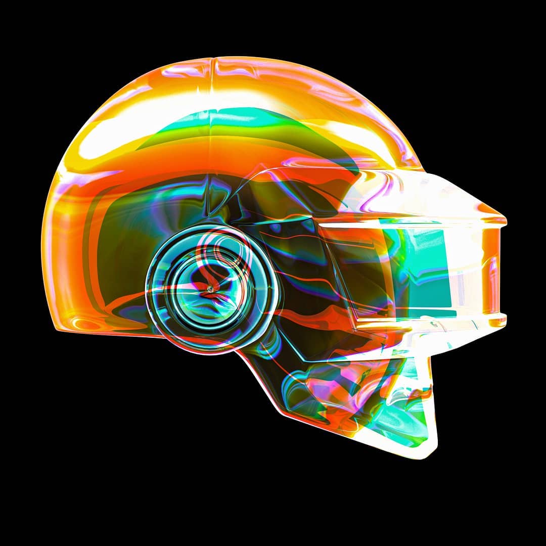 Digital Art @daftpunk Made by @vjravenlight #daftpunk #tribute #3d #ar…