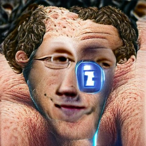 AI Art: Mark Zuckerberg @zuck Using AI system Made by @advadnoun Proje…