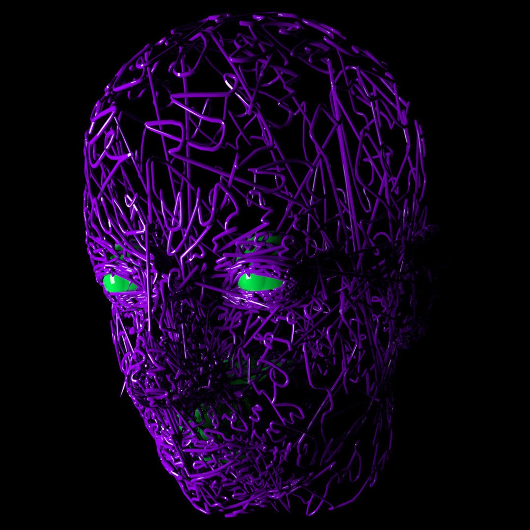 Custom Digital Portrait Model: @aleera.stonem VJ Ravenlight www.ravenl…