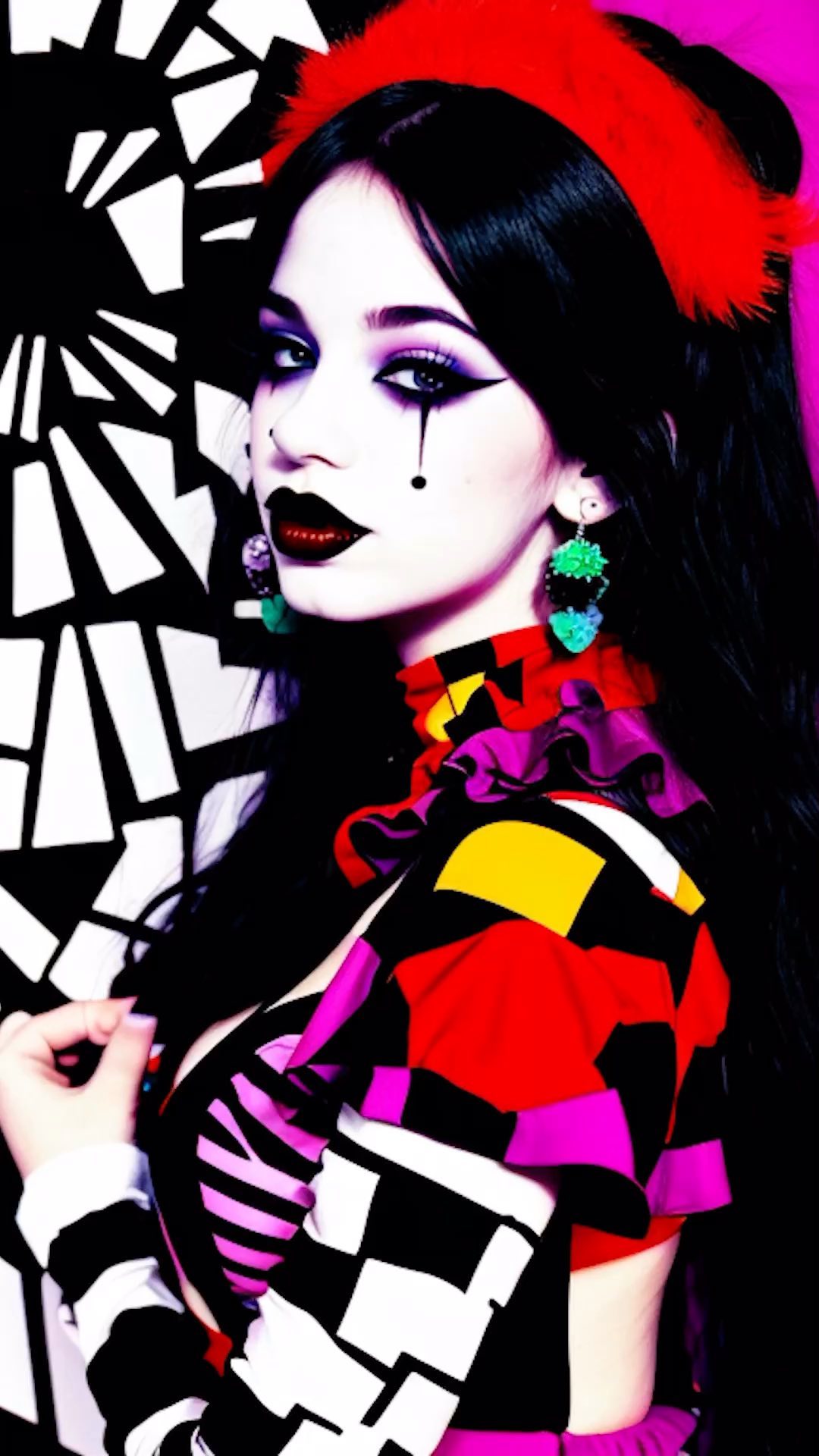 Lost media 2023 Clown girl Project Ravenlight #circus #iart #iavatar #…