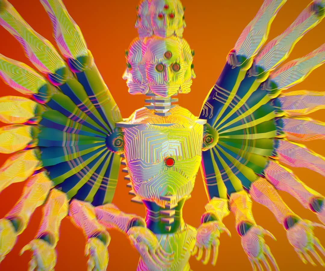 Digital Art 3d model by @roquelogozzo Tex ppst y render @vjravenlight …