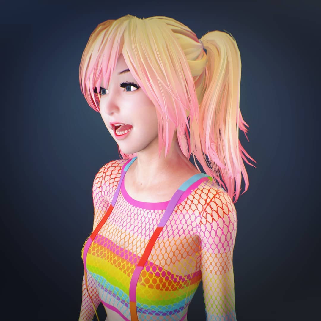 Digital Art (Render art) Project Waifu @VJRavenlight www.ravenlight.ne…