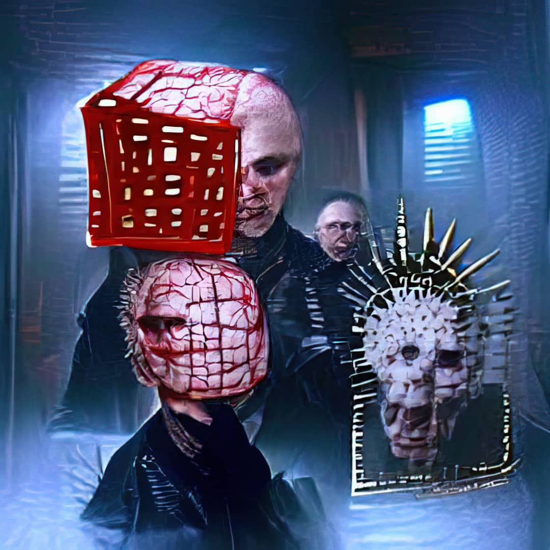 AI Art Hellraiser Cómo se hacen estas imágenes www.facebook.com/vjrave…