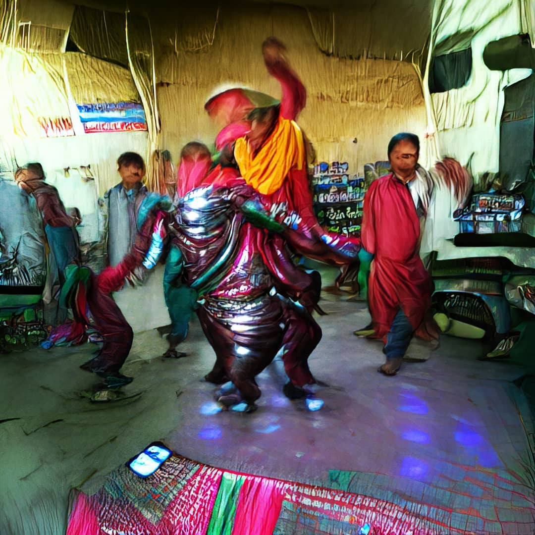 AI Art Dancing Budhas #ai #art #digital #trippy #generative #lsd #acid…