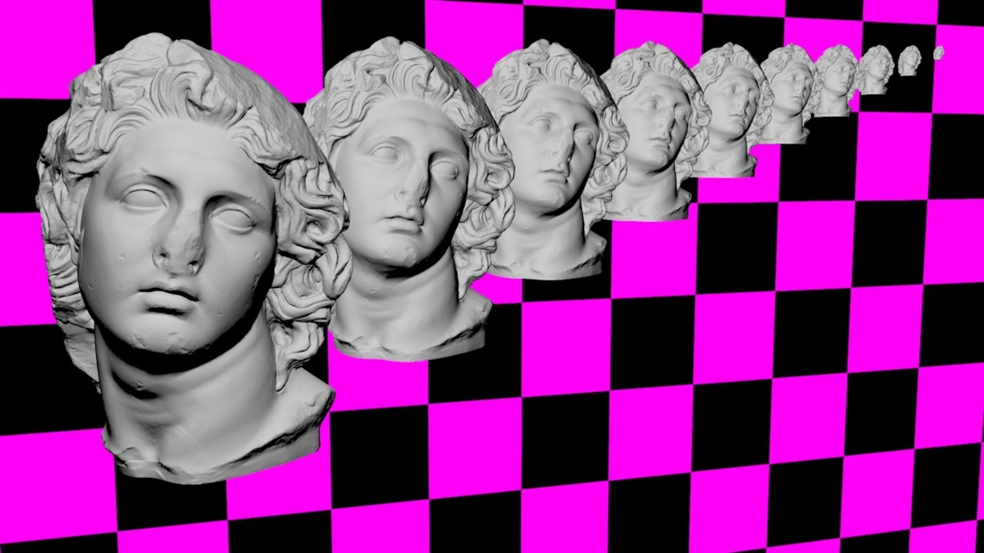 Digital art aesthetic concept animation (Tribute prototype) Made by @v…