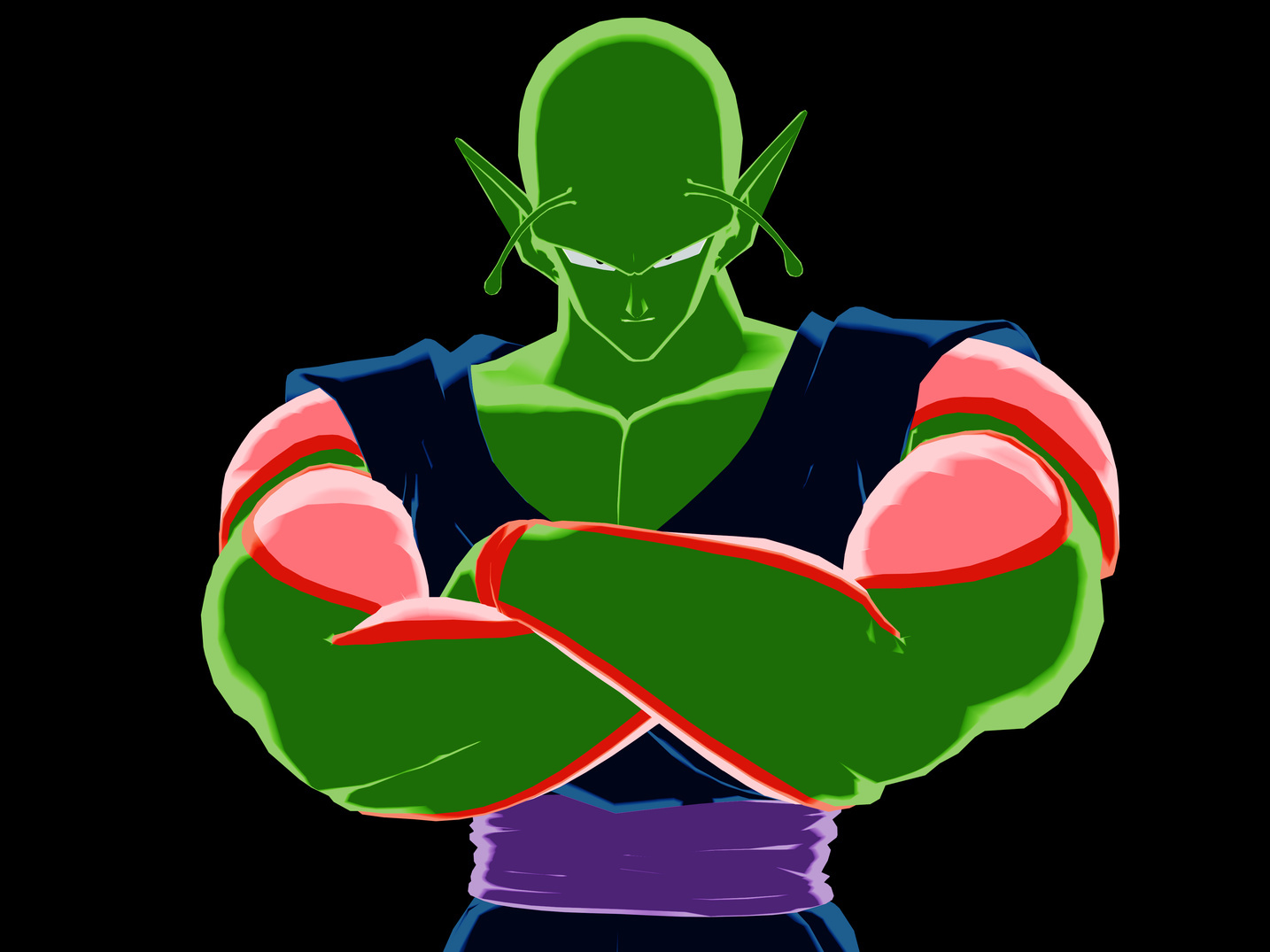 Cellshading Fanart Evolution Dragon Ball Z Model: piccolo Made by @vjr…