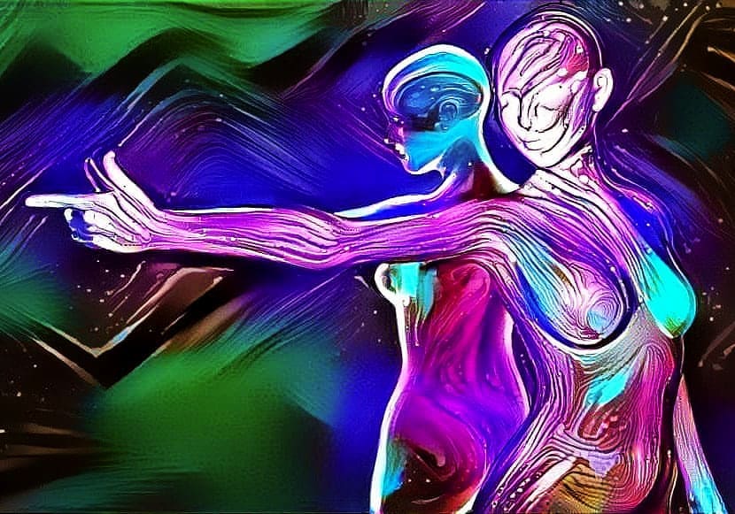 Digital Art Trabajo colaborativo junto a @auramixta #digital #art #col…