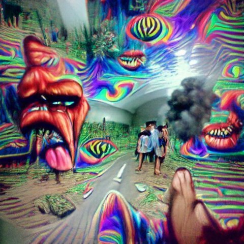 AI Art Bad trip #ai #art #digital #trippy #generative #lsd #acid #abst…