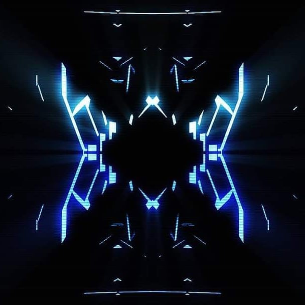 Blue Techno Butterfly Made by @vjravenlight Contact: contact@ravenligh…