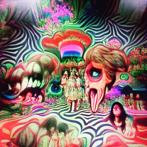 AI Art Psychedelic Horror #ai #neural #machine #deepdream #vqgan #clip…