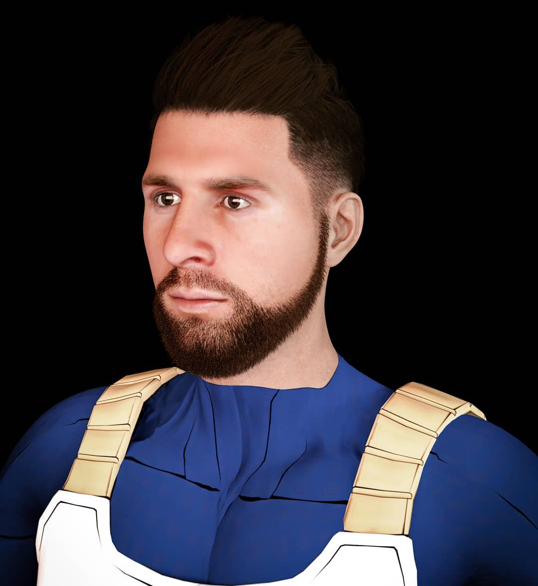 Custom Digital Cosplay (concept preview 01) Model: @leomessi Character…