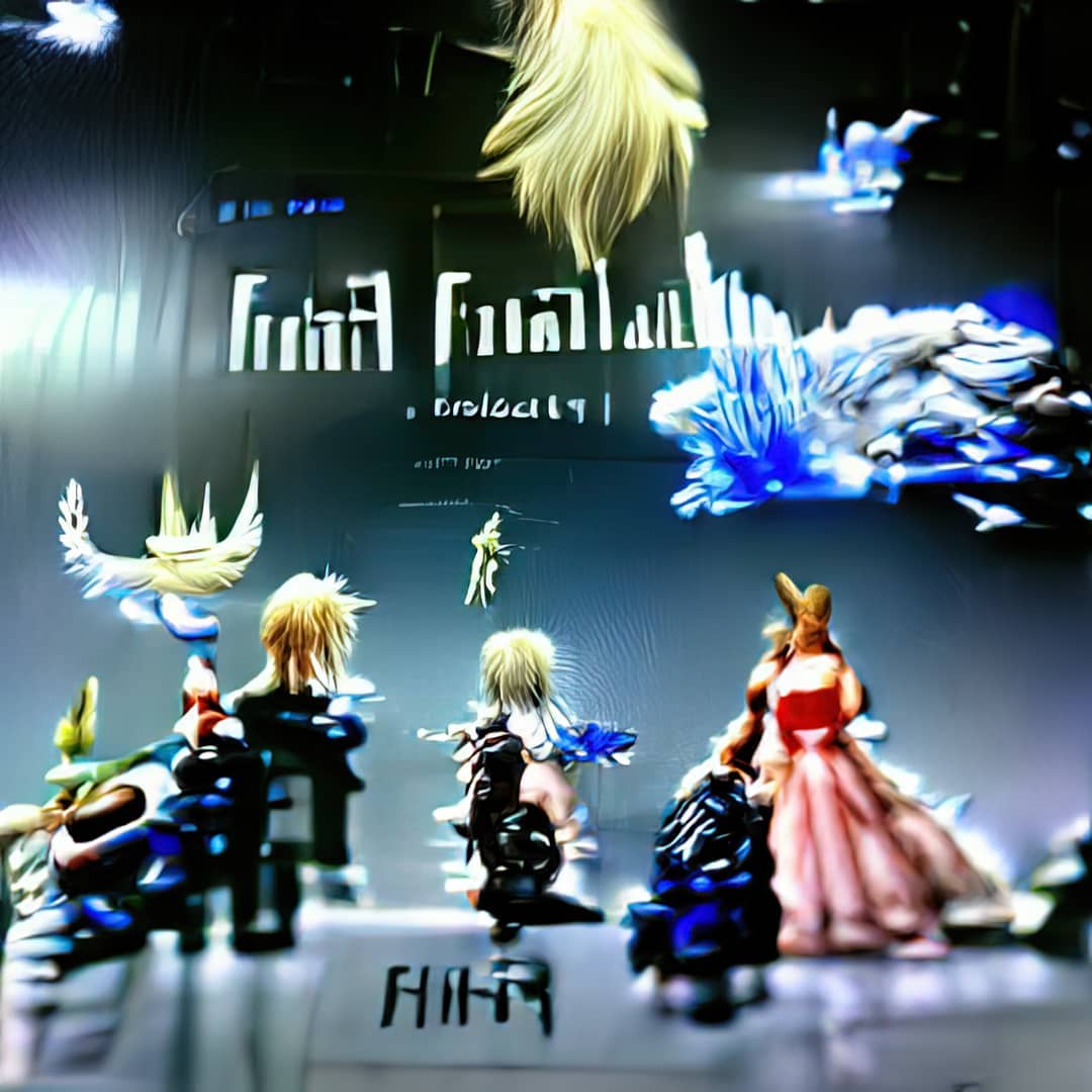 AI Art Final Fantasy Cómo se hacen estas imágenes www.facebook.com/vjr…