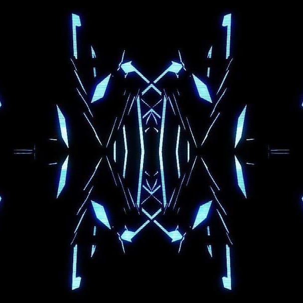 Blue Techno Butterfly Made by @vjravenlight Contact: contact@ravenligh…