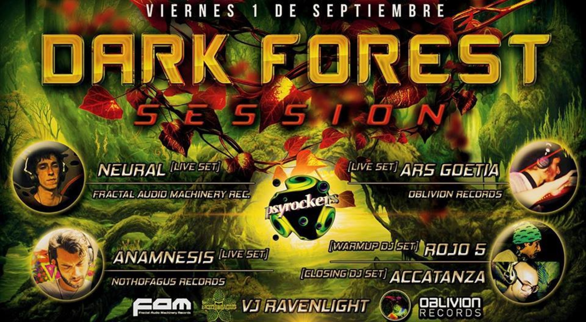 Hoy Hoy Hoy  @Psyrockers presenta DARK FOREST SESSION FB Event: https:…