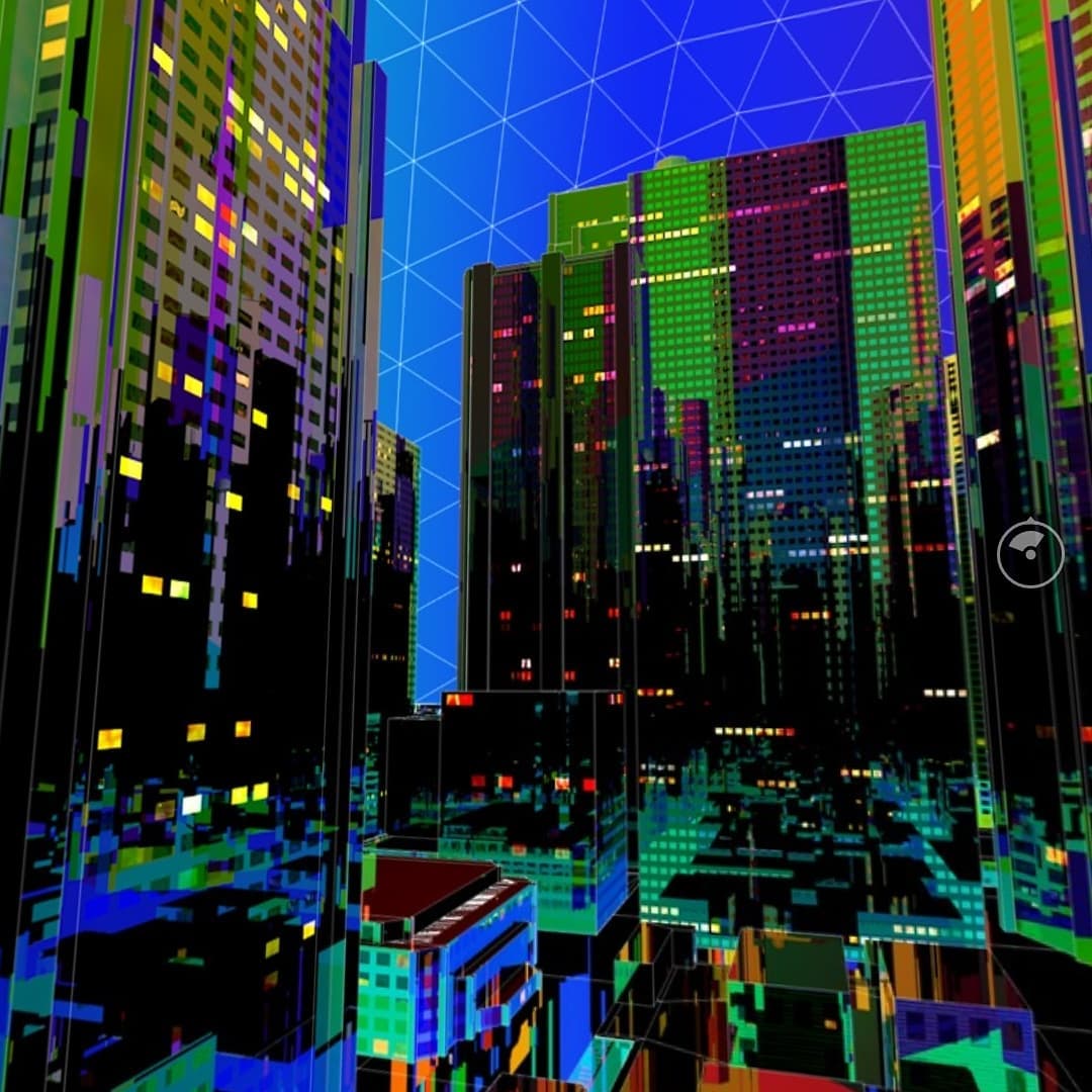 Digital Art 360 Synth-City #render #cg #environment #synthwave #cyberp…