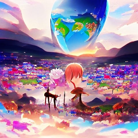 AI Art A Beautiful World 11:30 arg tiene Cómo se hacen estas imágenes …