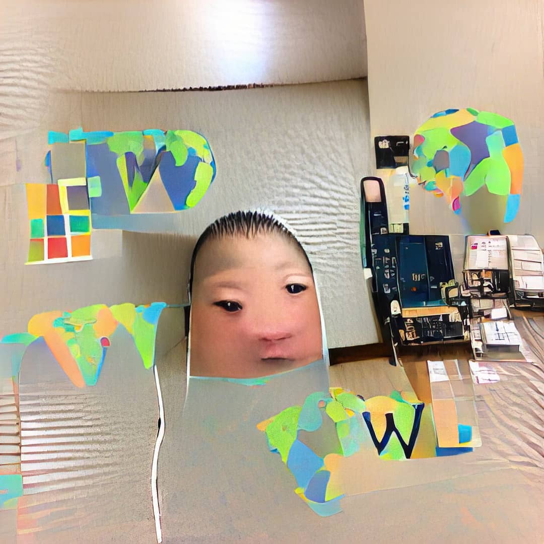 AI Art Hello World #ai #art #digital #trippy #generative #lsd #acid #a…