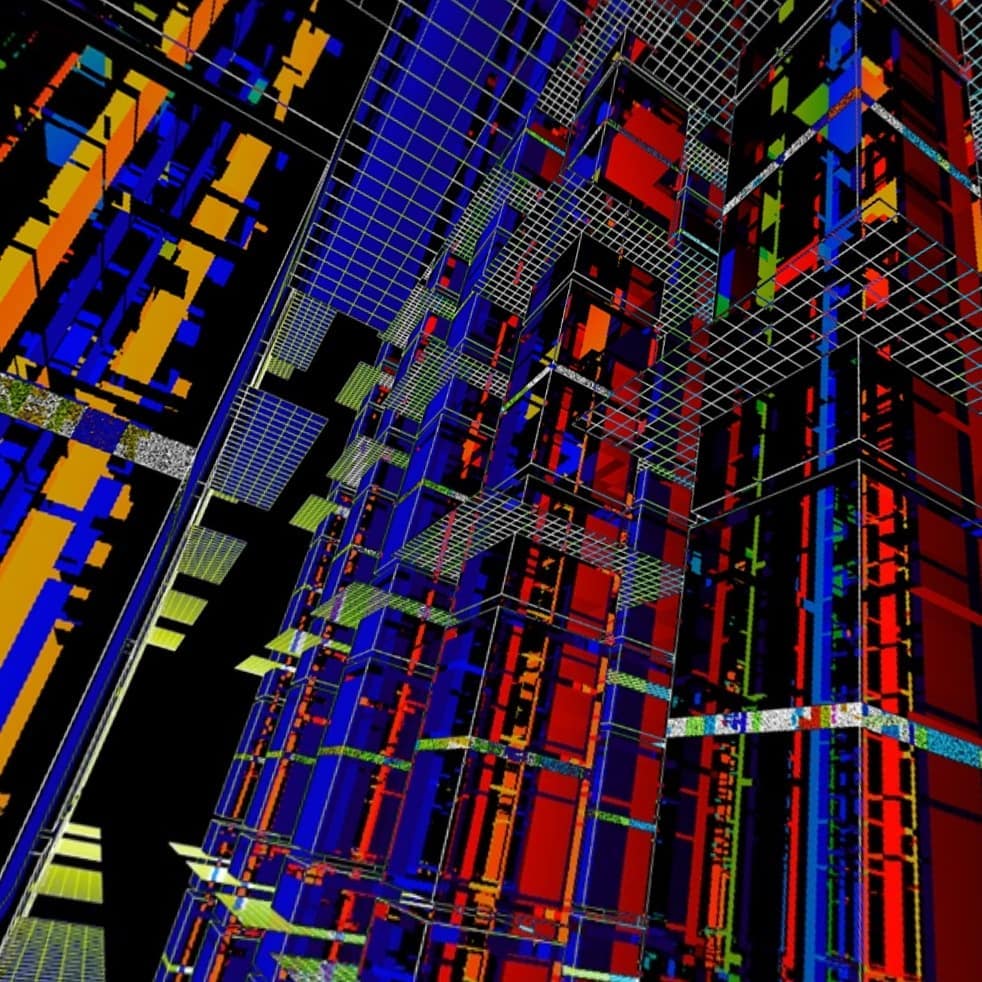 Skycity Cybertrails Psychedelic Synthwave 360 VR concept Art https://m…