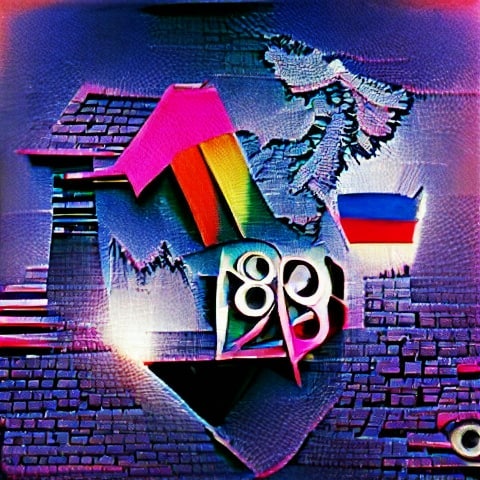 AI Art: 1984 Using AI system Made by @advadnoun Project Ravenlight #AI…